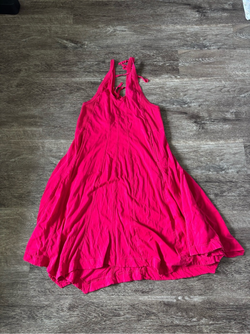 Anthropologie Bright Pink Dress